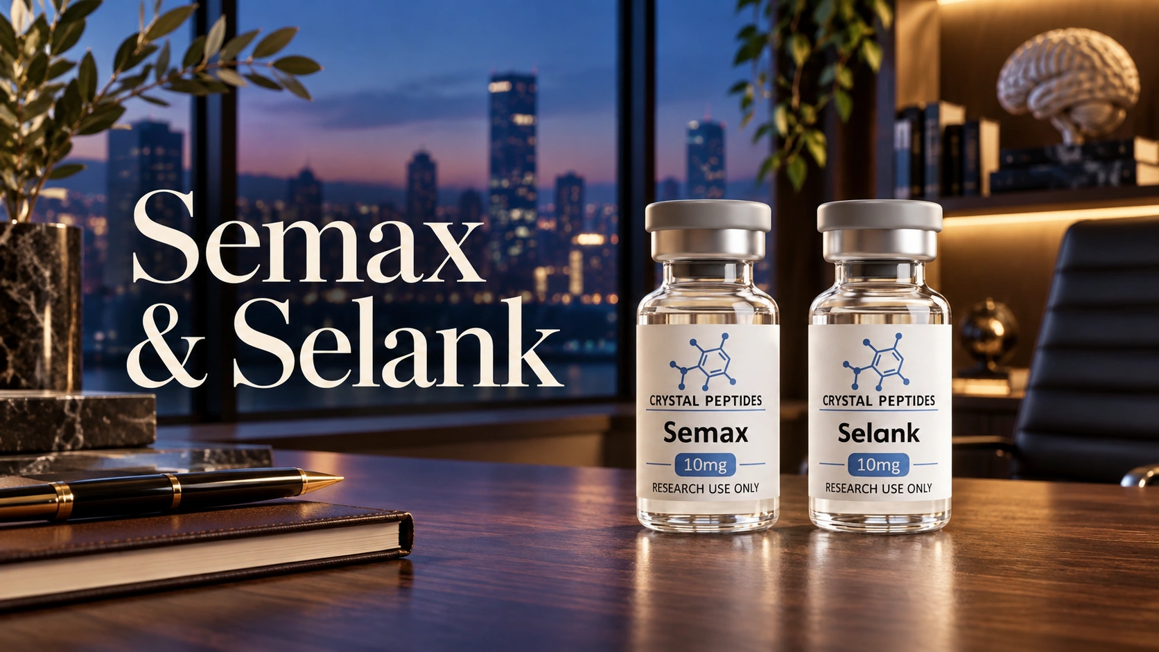 Semax et Selank : recherche sur les peptides cognitifs