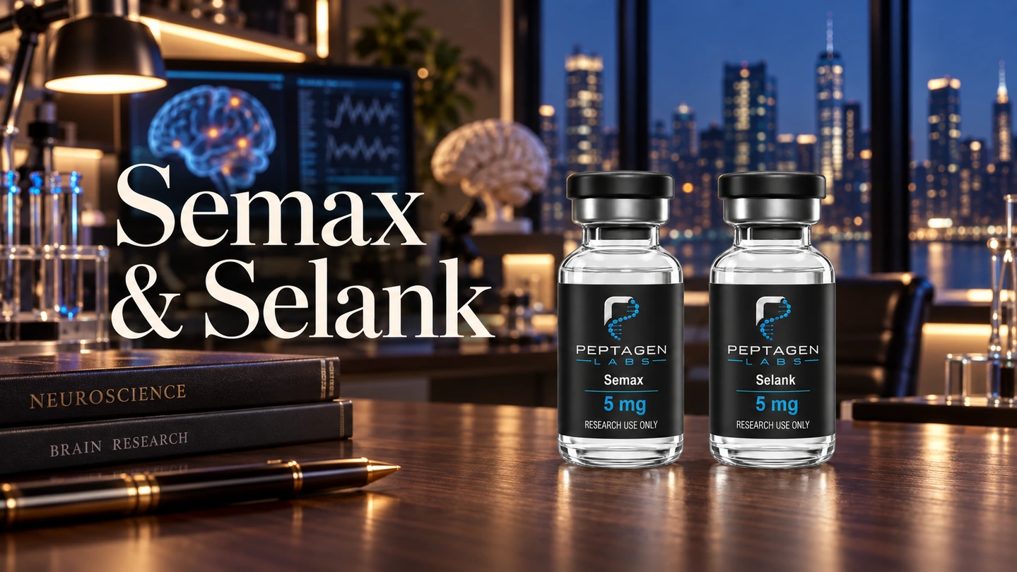 Semax et Selank : recherche sur les peptides cognitifs